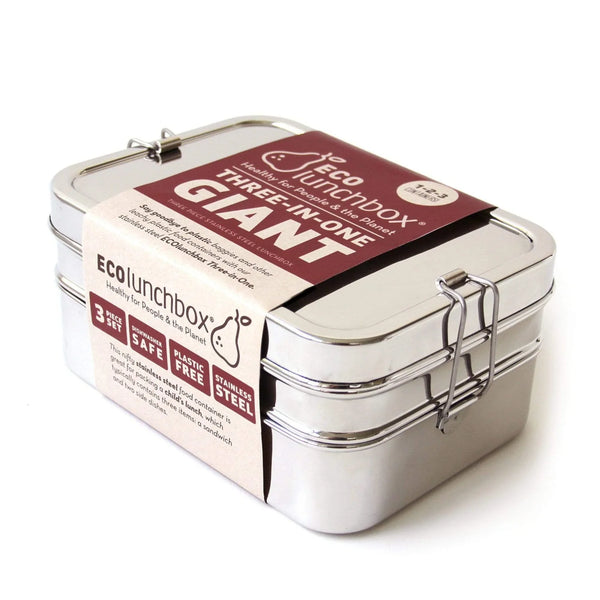 Stainless Steel 3-in-1 Giant Bento Box