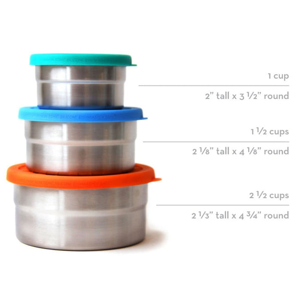 Stainless Steel Leakproof Cup Trio