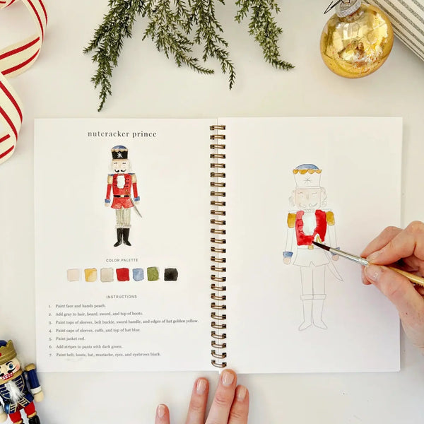 Watercolor Workbook & Paint Set -- Fall & Holiday Themed