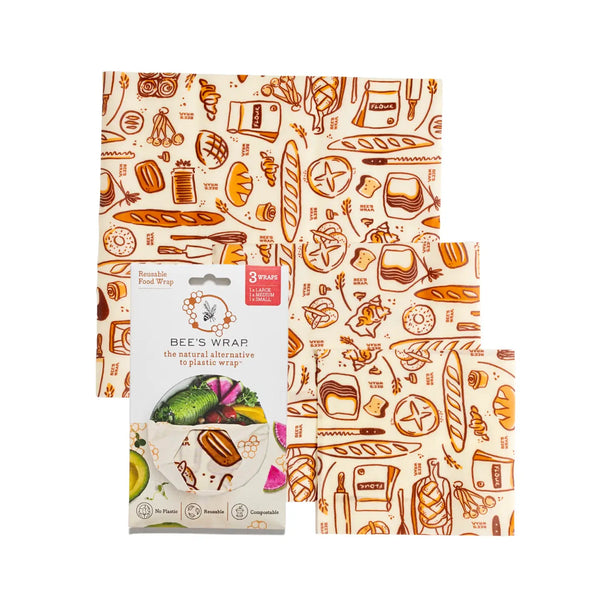 Beeswax Wraps - Assorted 3 Pack