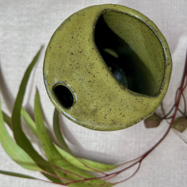 Handmade Ceramic Stoneware Travel Mug, 12 oz