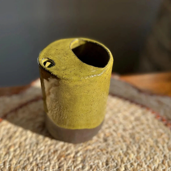 Handmade Ceramic Stoneware Travel Mug, 12 oz
