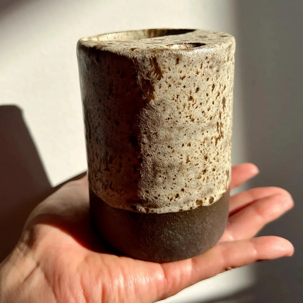Handmade Ceramic Stoneware Travel Mug, 12 oz