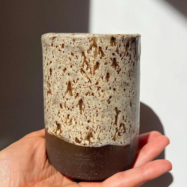 Handmade Ceramic Stoneware Travel Mug, 12 oz