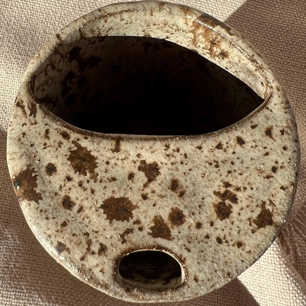 Handmade Ceramic Stoneware Travel Mug, 12 oz