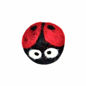 Gina the Ladybug felted wool toy felted wool toy Friendsheep   