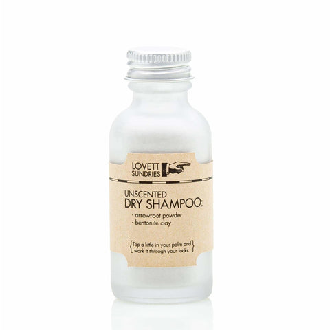 Dry Shampoo hair care Lovett Sundries Unscented  