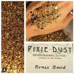 Biodegradable glitter Glitter Pixie Dust Bioglitter Brass Band  