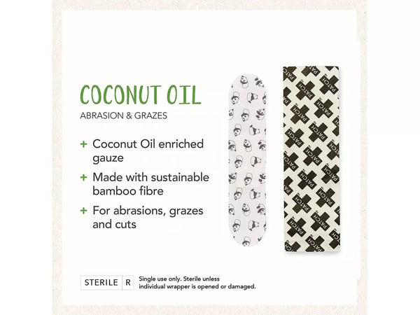 PATCH Coconut Oil Natural Adhesive Bandages/ Band-Aids (Tube of 25) natural bandaid PATCH   
