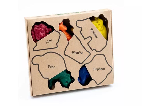 Recycled Crayons- Zoo Shapes