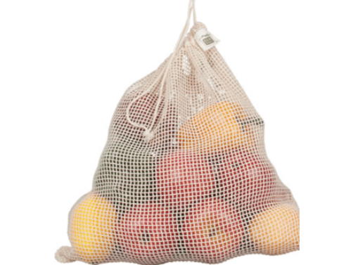 Organic Cotton Mesh Produce Bags- Multiple Options! produce bags EcoBags Large 12" x 15"  