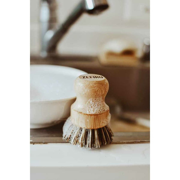 Pot Scrubbing Hand Brush cleaning supply Zefiro Zefiro Pot Scrubbing Brush  