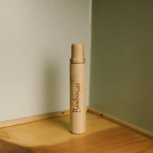 Compostable Bamboo Travel Toothbrush with case