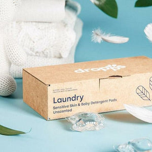 Sensitive Skin & Baby Laundry Pods - Unscented cleaning supply Dropps   